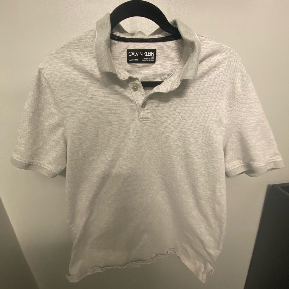 Light Gray Polo - image 1